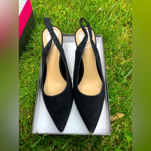 Vince Camuto suede sling back shoes 🖤🖤🖤 - Picture 2 of 9